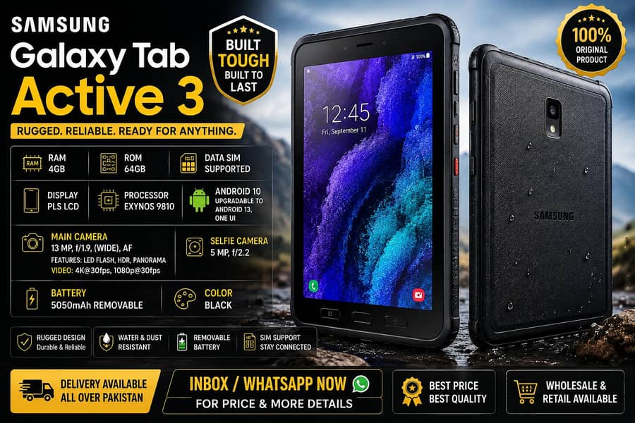 Galaxy Tab Active 3 0