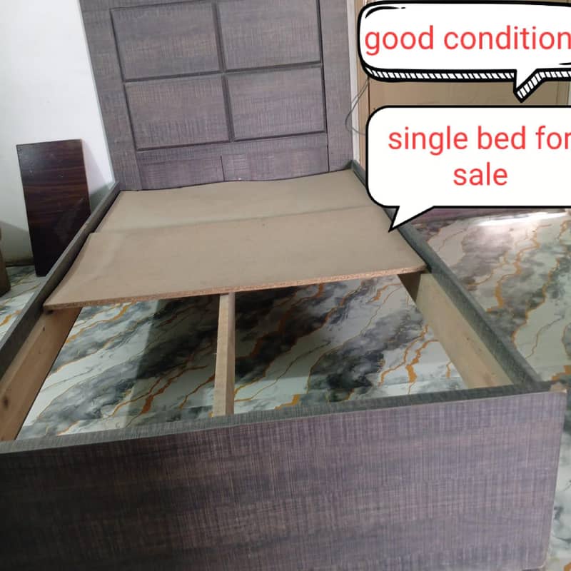single bed without matters 0