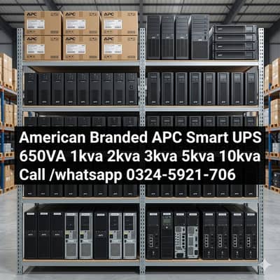 APC UPS 3KVA,5KVA Box Pack & Imported Used Best Rate in LHR
