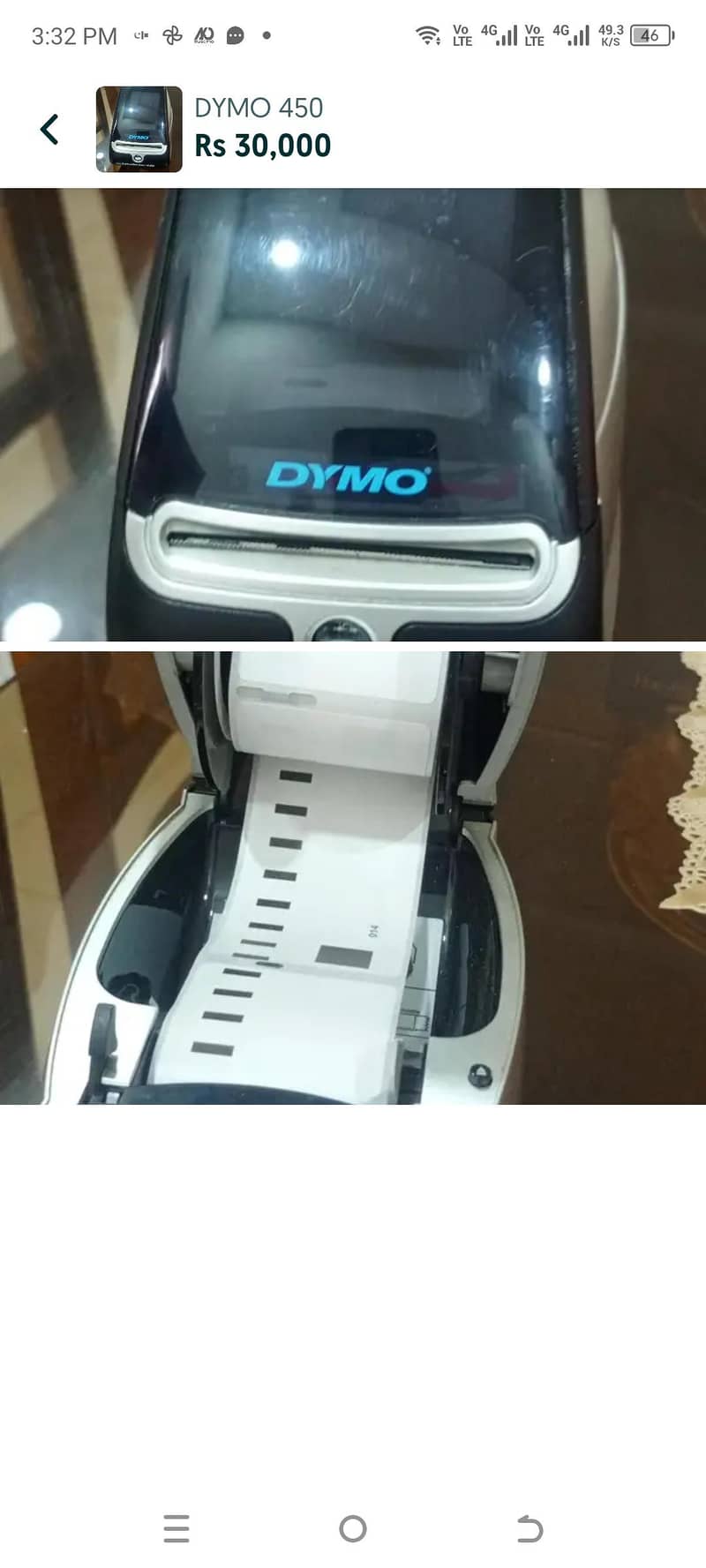 DYMO 450 Label Printer 0