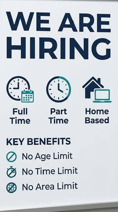 WE NEED URGENT STAFF FOR OFFICE WORK AND ONLINE WORK