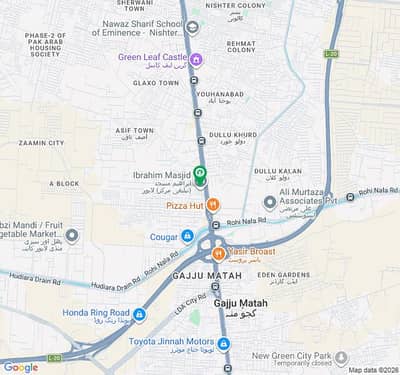 2 Marla Commercial Plot For Sale On Ferozpur Road Prime Location Opposite Metro Station