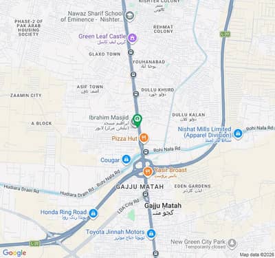 2 Marla Non Corner Commercial Plot For Sale On Ferozpur Road Prime Location Opposite Metro Station