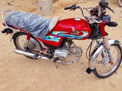 Honda CD 70 10/5/2024 Karachi number