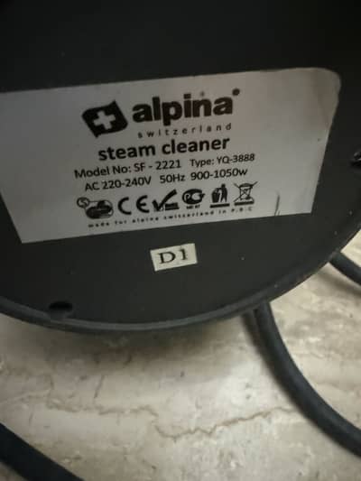 Alpina Switzerland steam cleaner