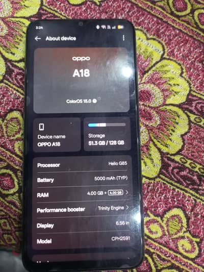 Oppo a18