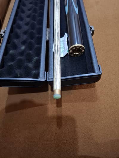 O’MIN PROFESSIONAL SNOOKER CUE – 3 PIECE | BLUE DESIGN | COMPLETE SET
