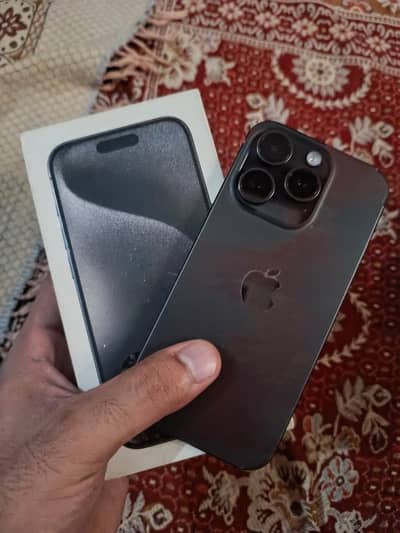 iPhone 15 Pro non-PTA JV with original cable and box | 128GB