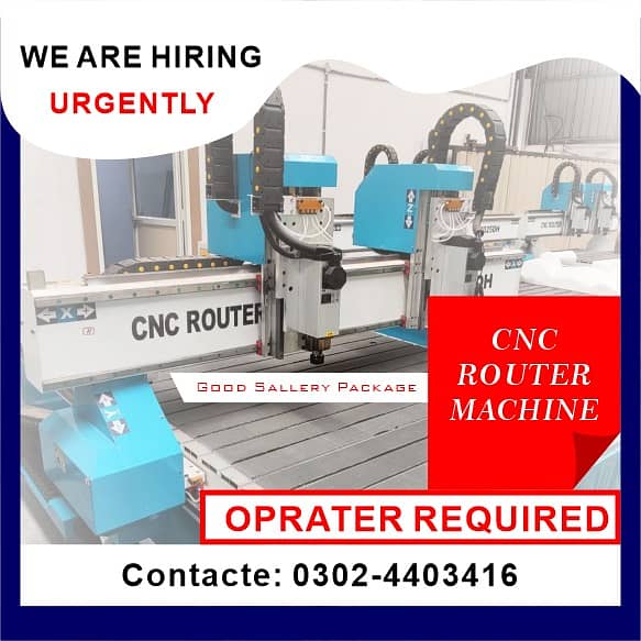 CnC router machine operator 0