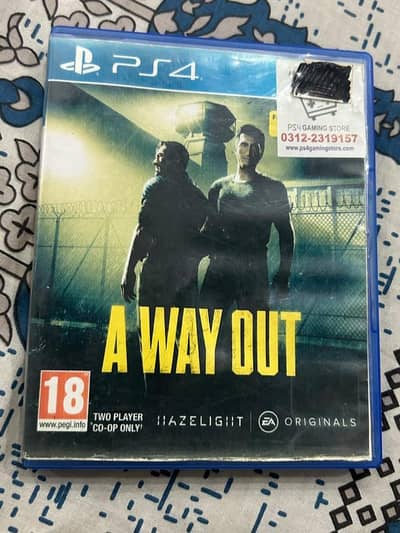 A Way Out Ps4 Game For Sale