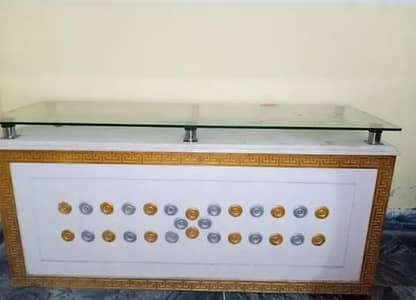 2 counter for sale with solid glass