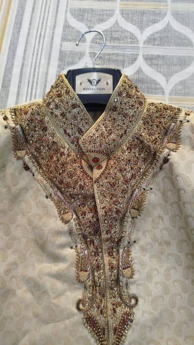 Groom designer Shirwani set