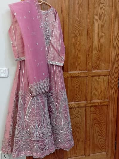 Pink  color maxi