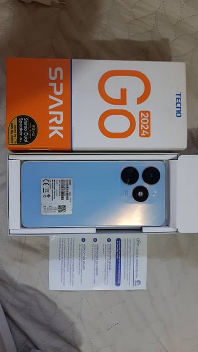 Tecno Spark Go 2024 (with box, original charger)