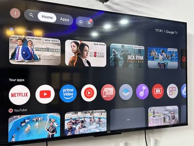 Tcl 43 inches home used