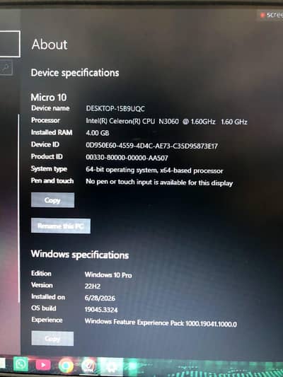 Laptop for Sell