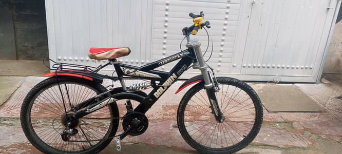 Dolphin river bicycle for sale best condition black colour jumping