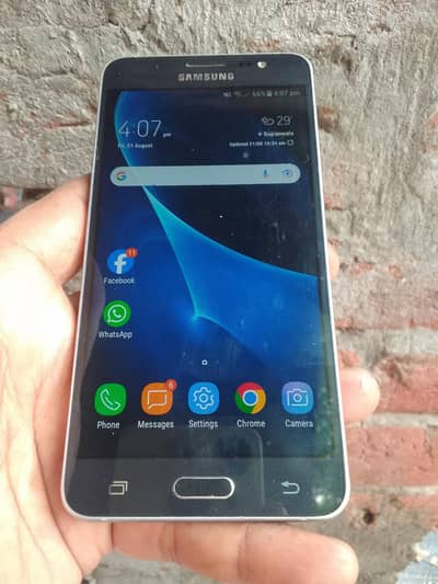 Samsung Mobile J5.    Only mobile