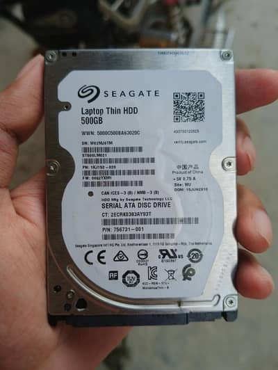 500gb HDD Hard disk 100 health 100 performance