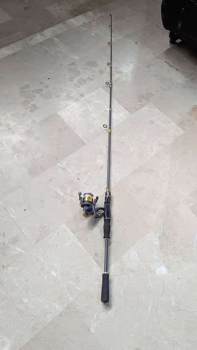 fishing rod and reel