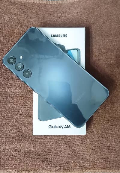 Samsung A16 ( 8+256 ) with box & cable