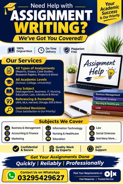 Online assignment work rawalpindi