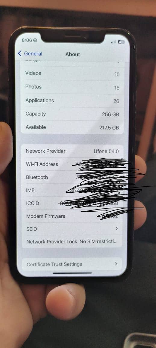 Apple iPhone X 8
