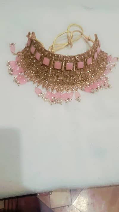 pink jewerely set Beautiful  and elegant