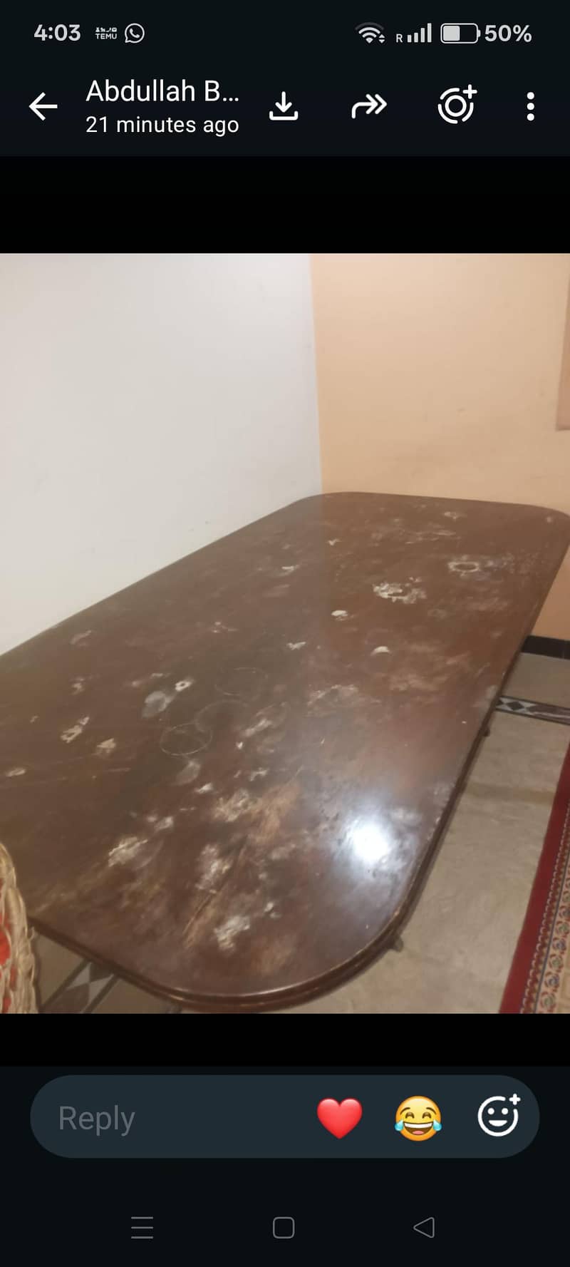 dining table 3