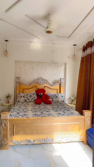 Solid Wooden Bed in Good Condition