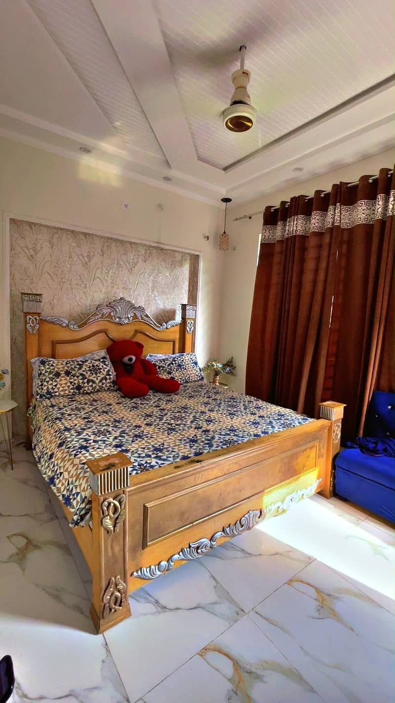 Solid Wooden Bed in Good Condition 1