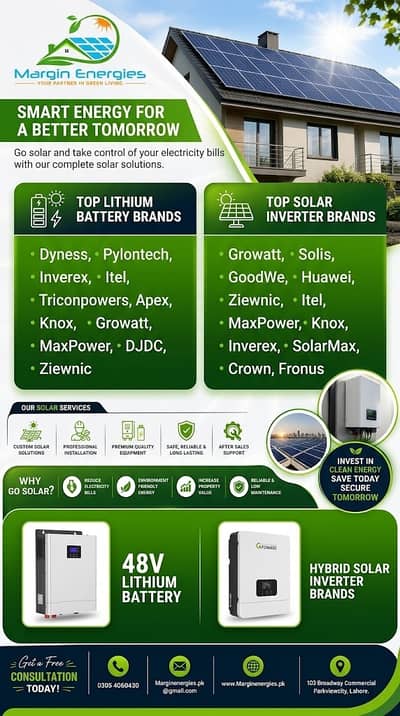 All Top Brands Lithium Batteries & Solar Inverters | Best Prices