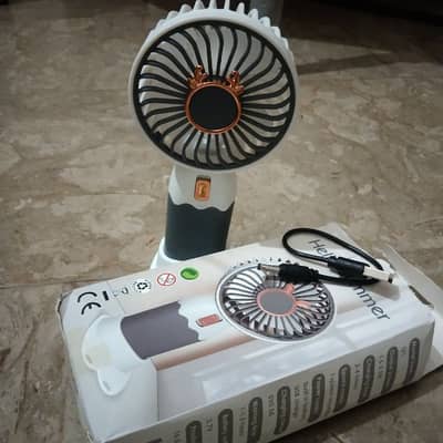mini hand charging fan