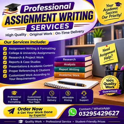 Assignment writing,thesis ,Final year project and report writing