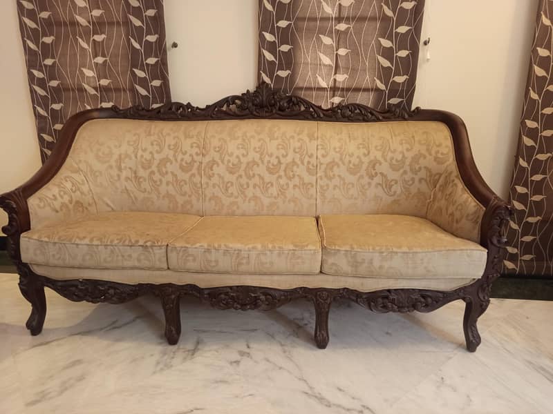 sofa set, off white 2