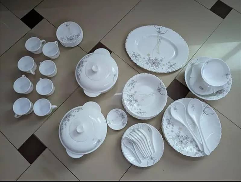 marble dinner set 2