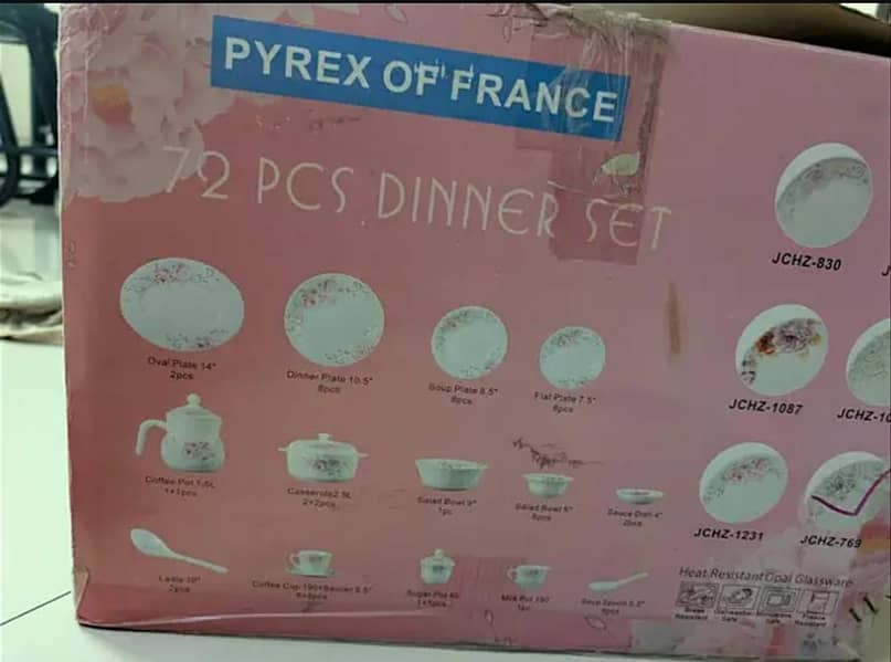 marble dinner set 4