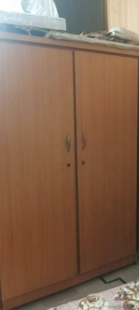 Bed and wardrobe 1