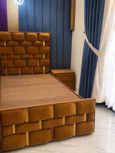 Single Bed - Mustard Colour