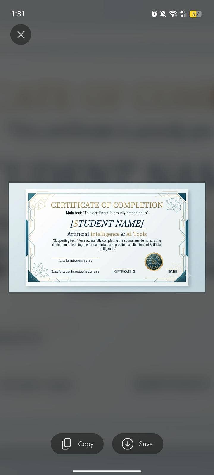 Artificial intelligence Course 2