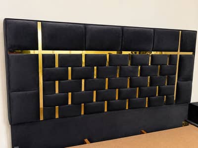 King Size Modern dark grey Bed For sale