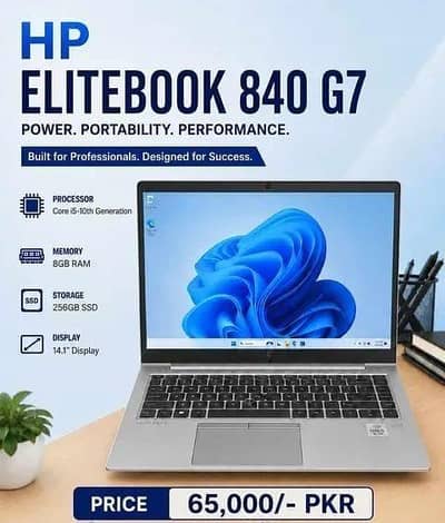 HP EliteBook Core i5/i7 10th,12th & 13th Gen Laptops