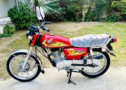 Honda cg 125 2021 model brand new bike 10/10 condition
