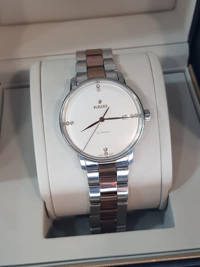 Rado 8diamond Automatic GENTS watch pearl dial original SWISS MADE FOR
