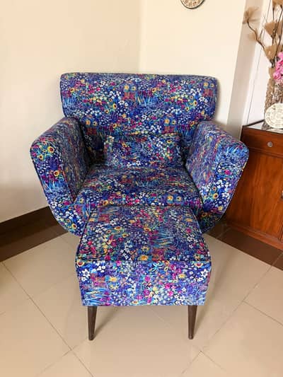 coffee chair - Room chair - chair with foot rest