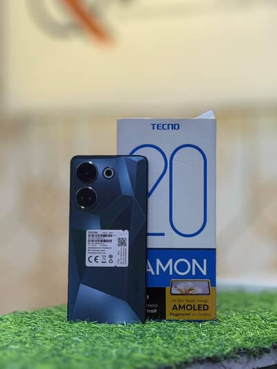 Tecno Camon 20 8GB Ram 256GB Storage With Box & Charger