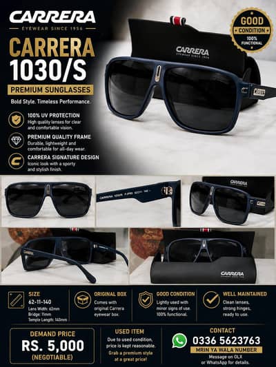 Carrera 1030/S Original Sunglasses – Used – With Box