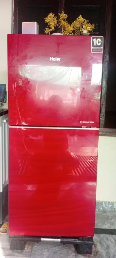 Haier HRF-216EPRA:DC/186L/Red Glass     gas R600a