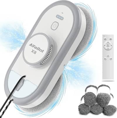 Alfabot X8 Window Robot Cleaner | 80W | 600mAh Battery | Box Pack