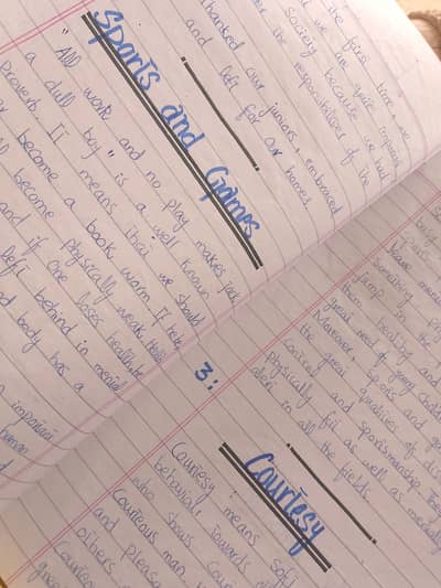Neat Handwritten Assignment & Notes Service